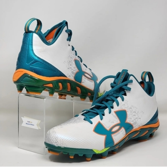 Under Armour Spine Fierce Pro Multicolor Football Cleats Shoes Men\'s Size 16 New main image 4